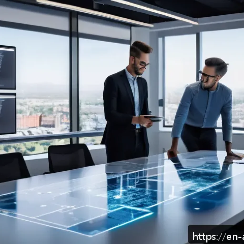 건축기술사와 설계 검토 업무 - A high-tech structural engineering office scene showing a diverse team of engineers collaborating in...